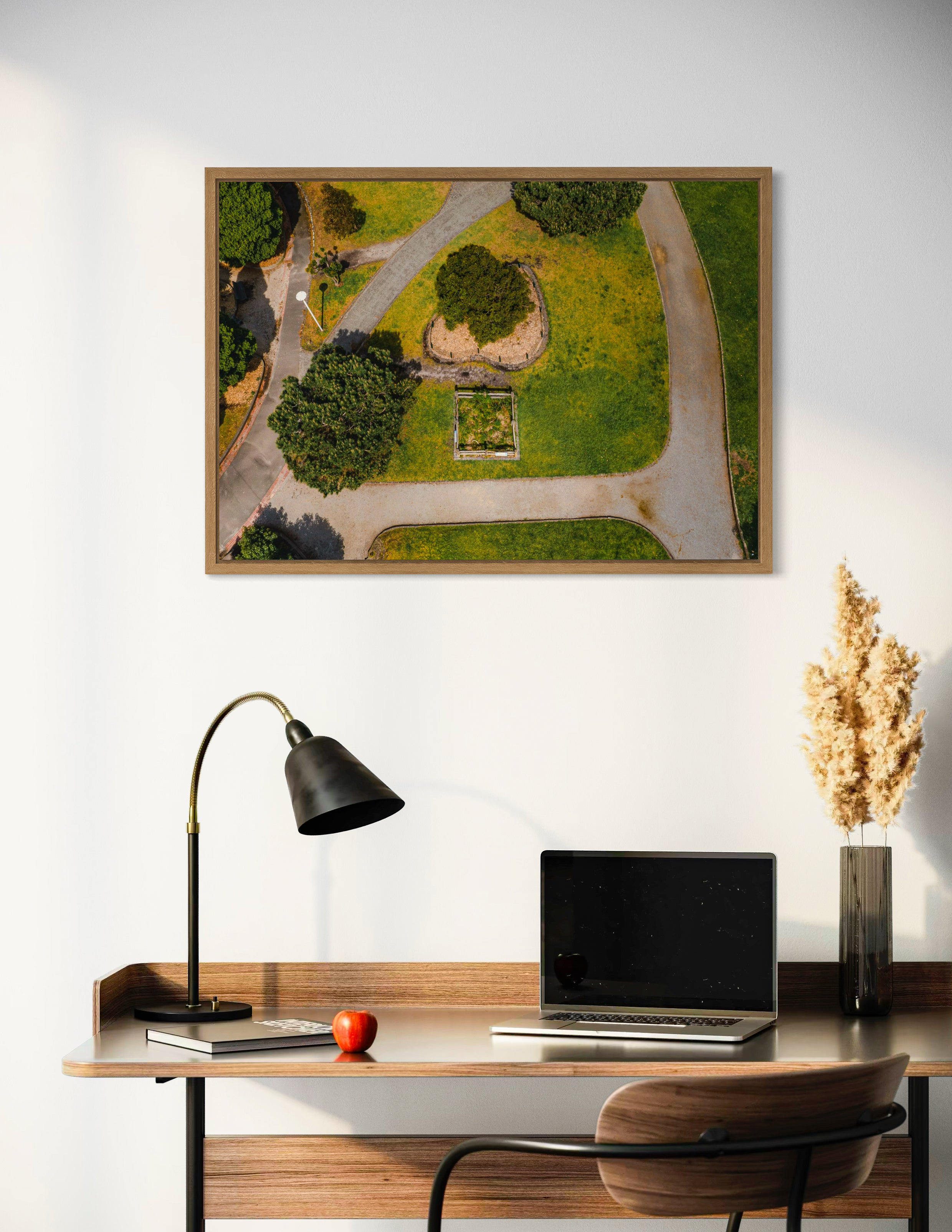 Aerial Overview of Lost Lands Found Eco-Space Print