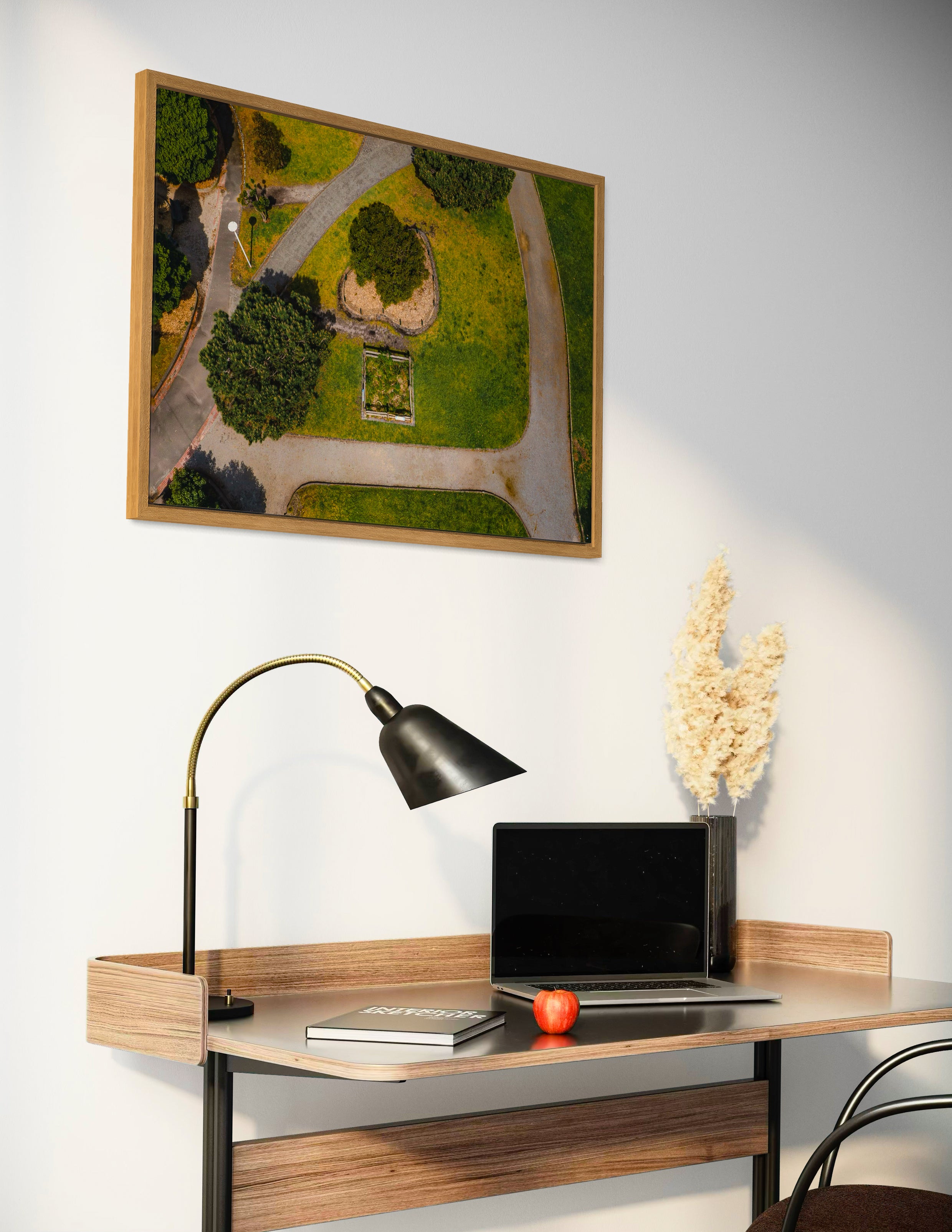 Aerial Overview of Lost Lands Found Eco-Space Print