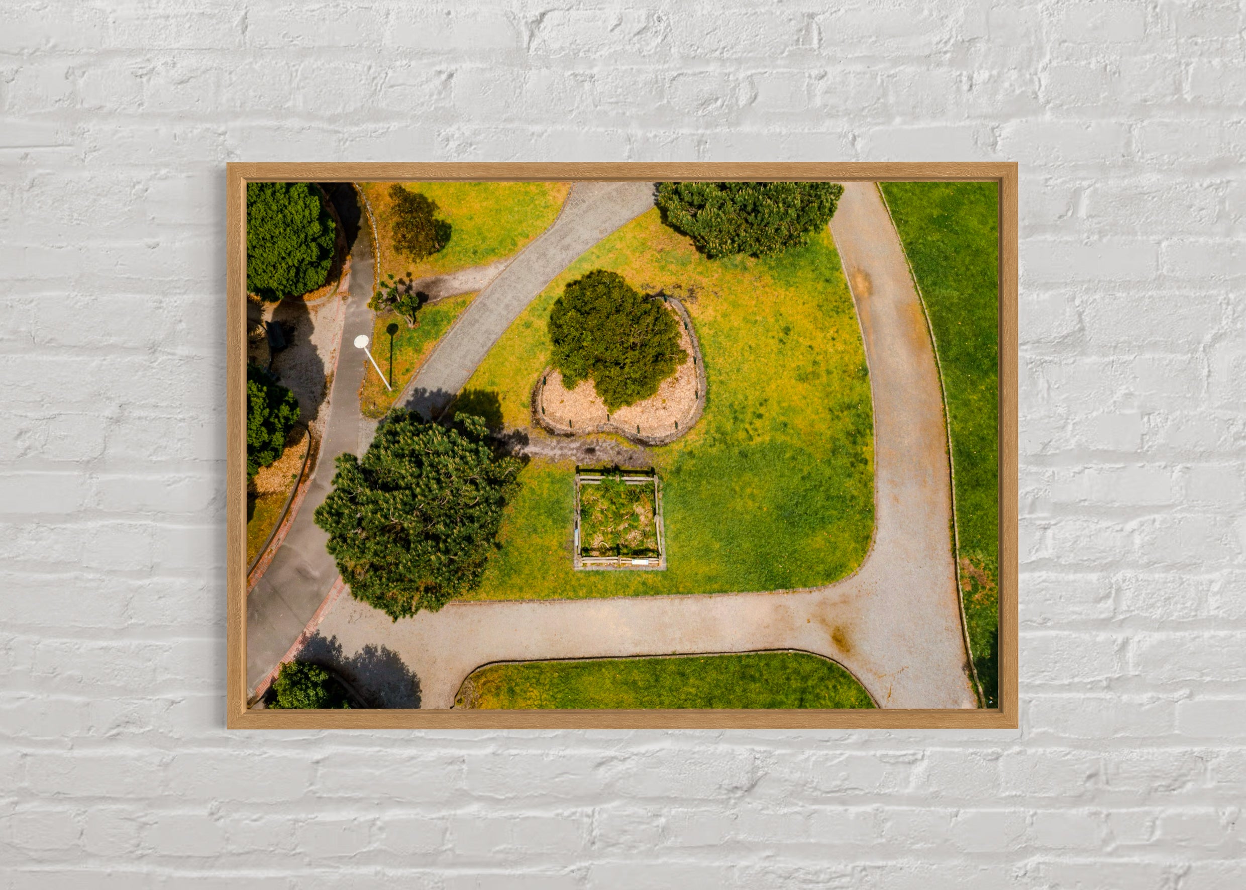 Aerial Overview of Lost Lands Found Eco-Space Print