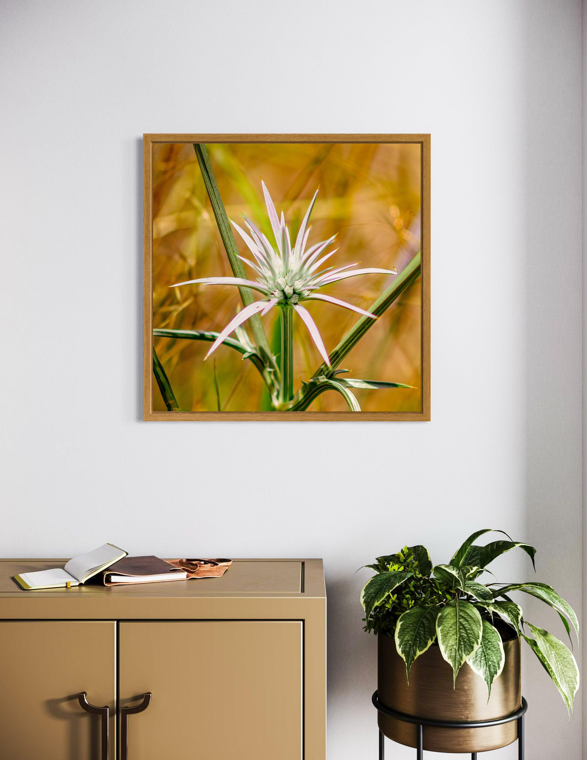 High Summer: Blue Devil Large Square Print