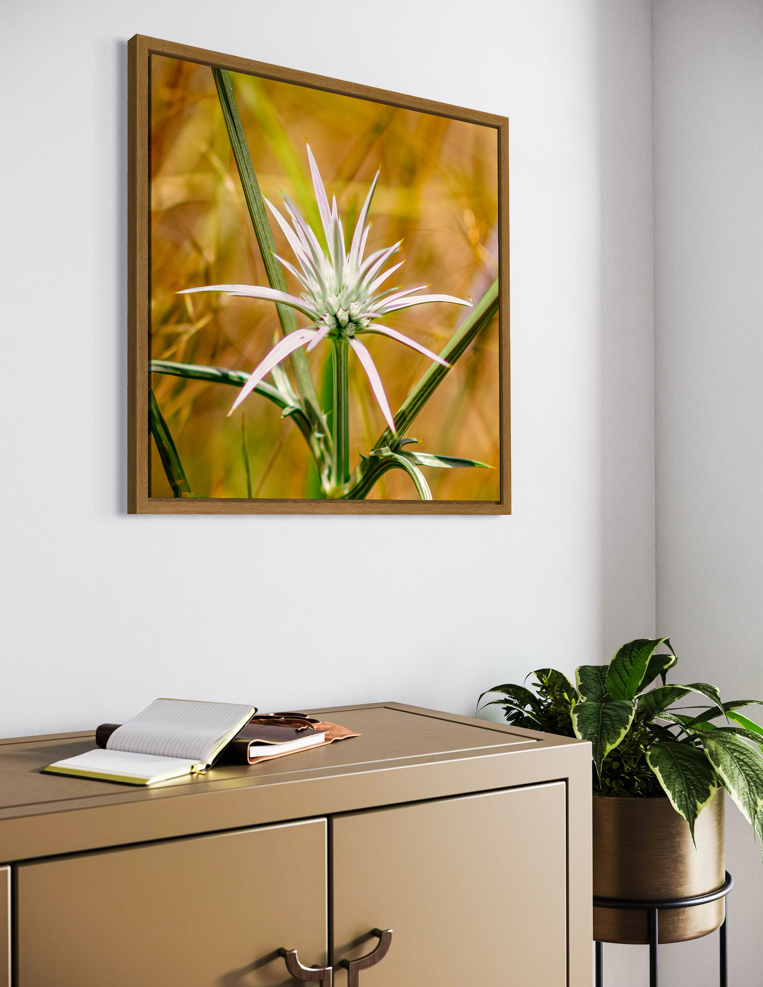 High Summer: Blue Devil Large Square Print