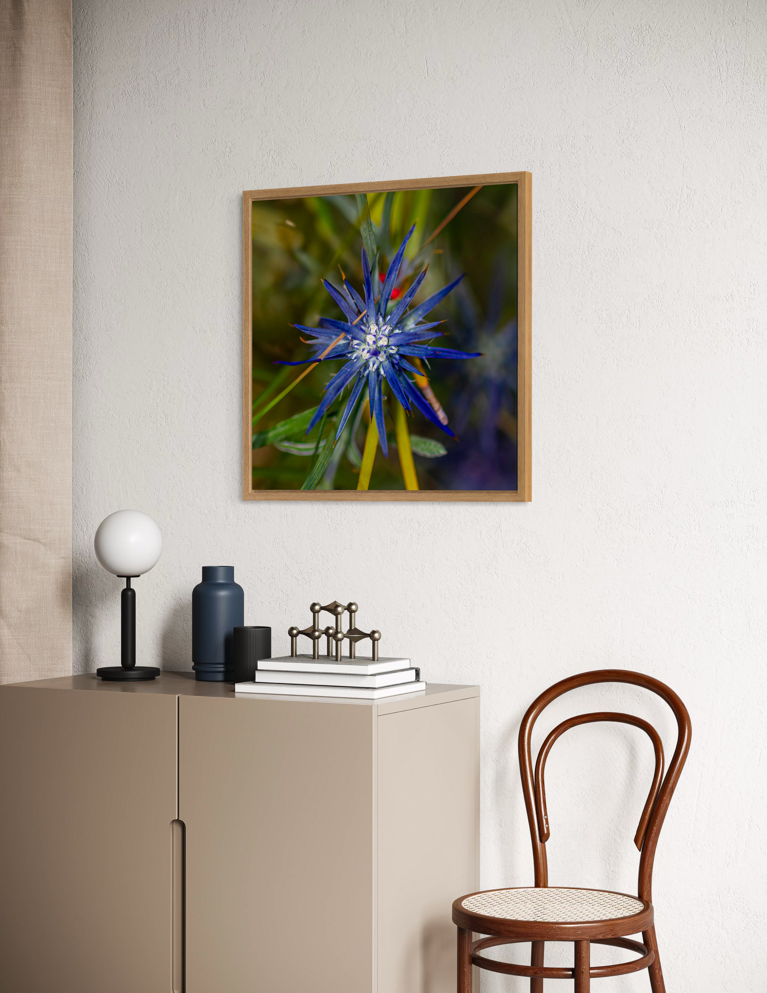 High Summer: Blue Devil Large Square Print