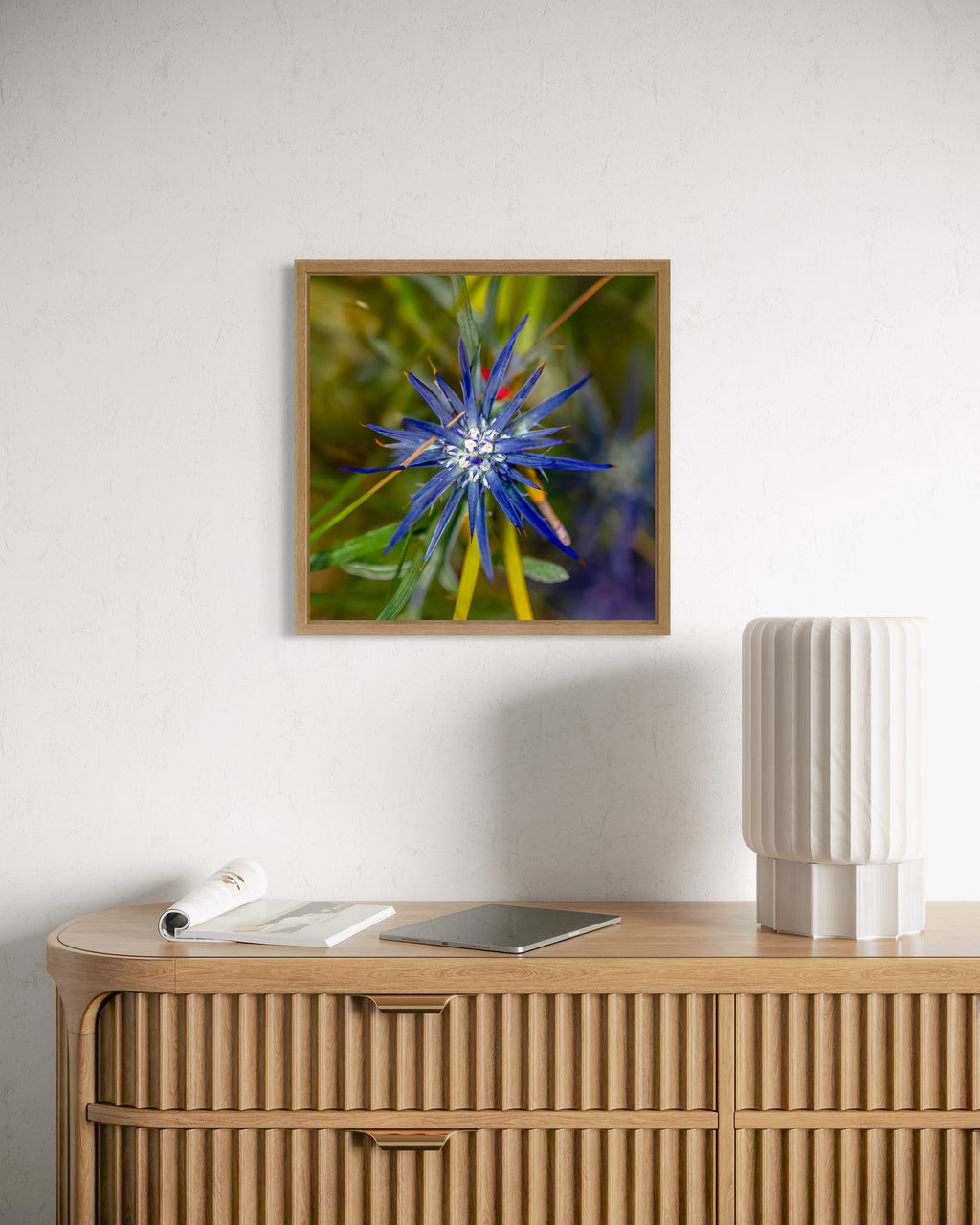 High Summer: Blue Devil Medium Square Print