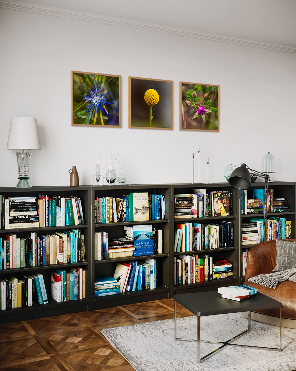 High Summer: Blue Devil Medium Square Print