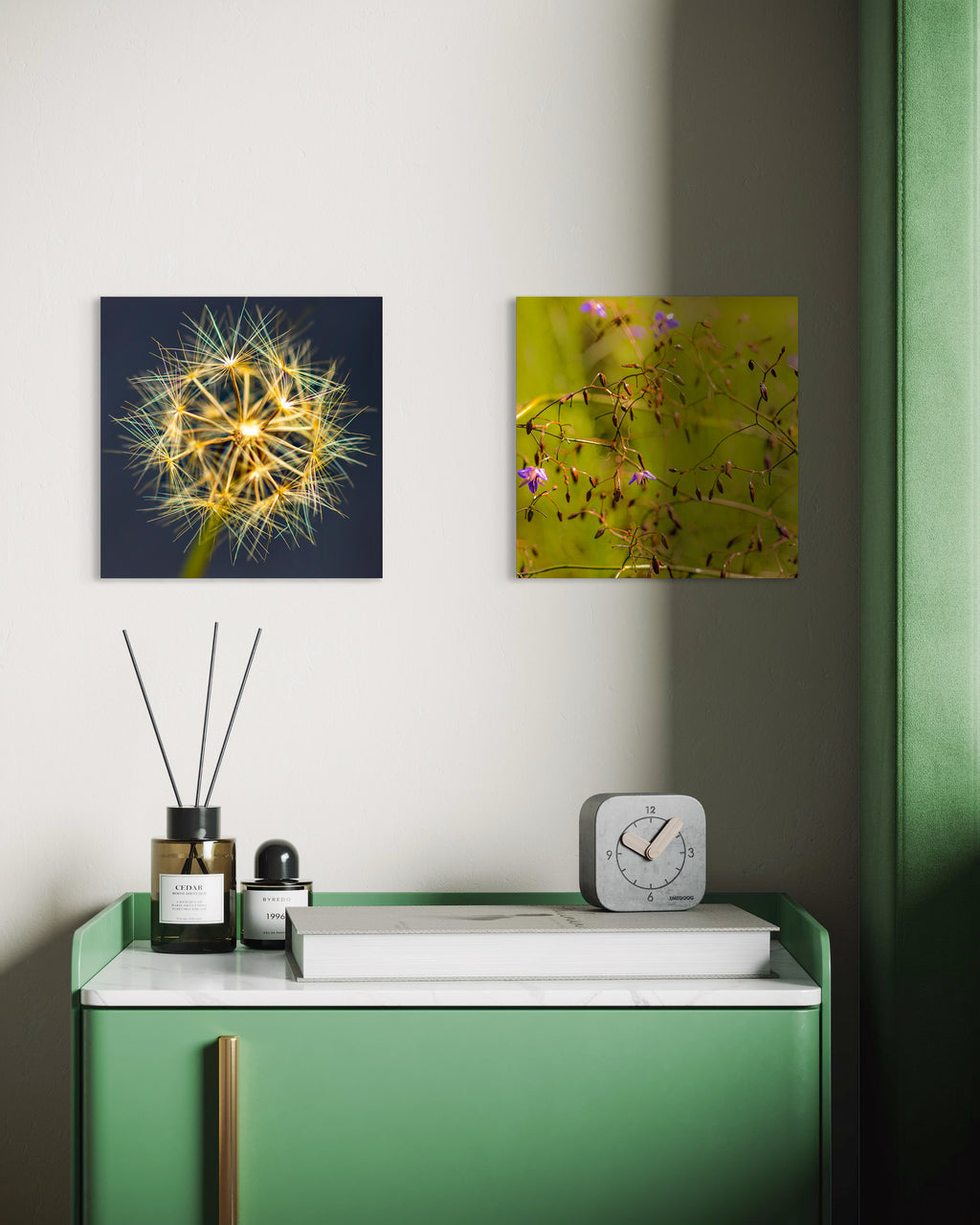 True Spring: Yam Daisy Small Square Print