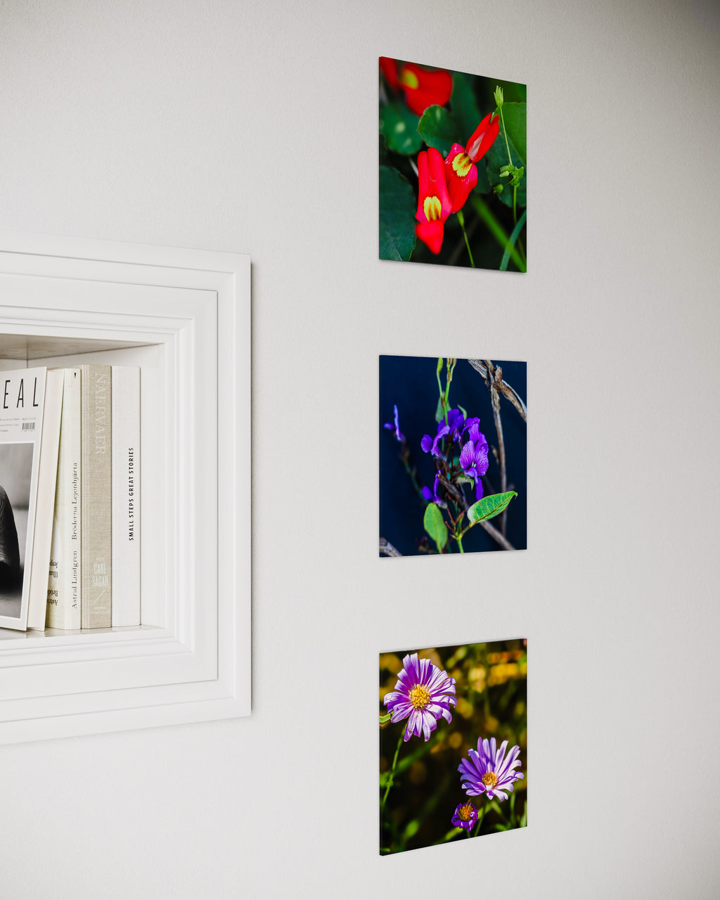 True Spring: Cut Leaf Daisies Small Square Print