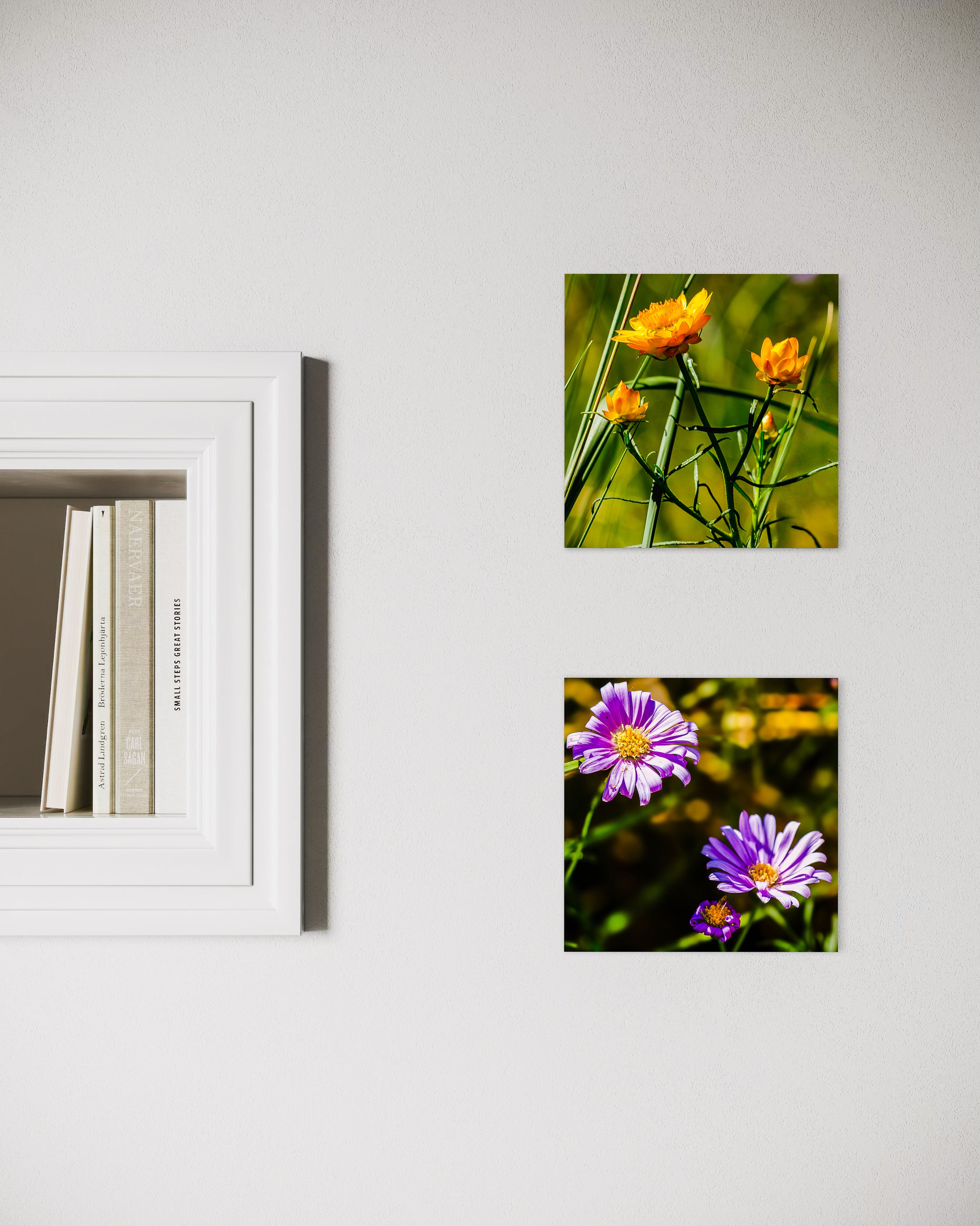 True Spring: Sticky Everlasting Small Square Print
