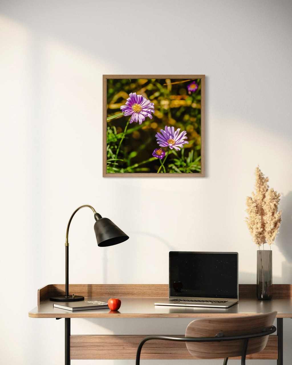 True Spring: Cut Leaf Daisies Medium Square Print