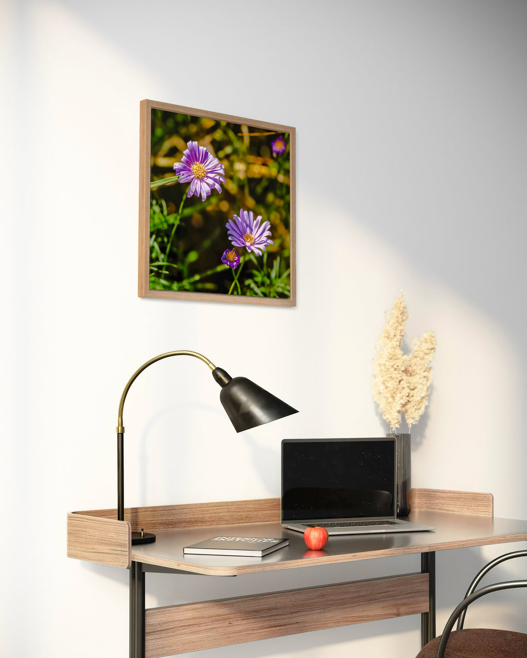 True Spring: Cut Leaf Daisies Medium Square Print