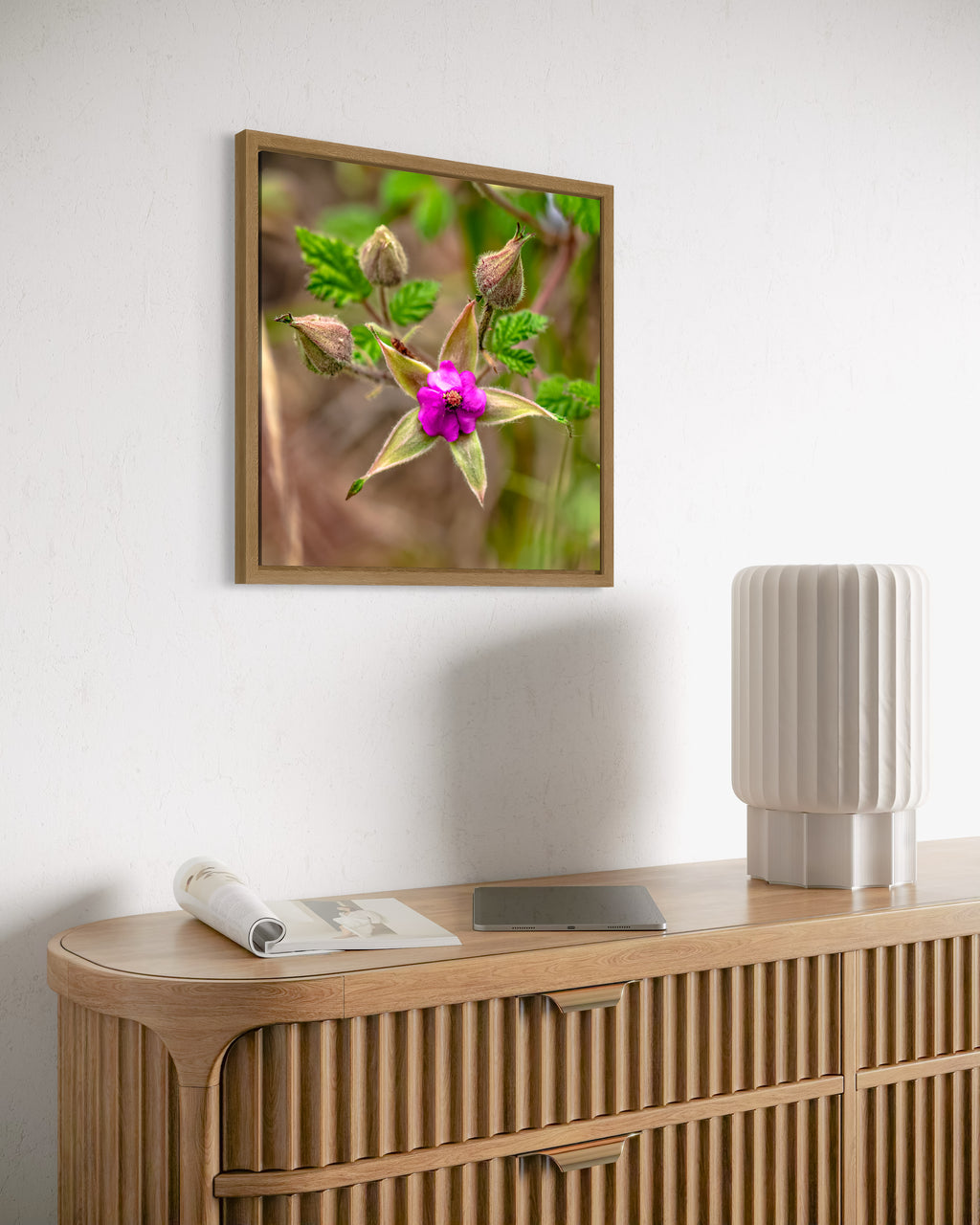 True Spring: Native Bramble Medium Square Print