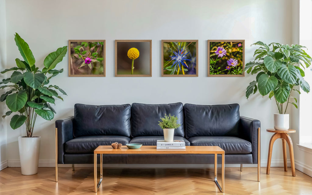 True Spring: Native Bramble Medium Square Print