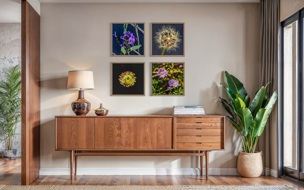 True Spring: Yam Daisy Medium Square Print